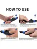Entrenador de Grip de Golf, Entrenador de Grip de Palo de Golf Mano Derecha, Ayuda de Entrenamiento de Swing de Grip de Golf para Golfista Posición Correcta de la Mano, Se Adapta a la Mayoría de los Grips de Golf