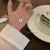 Collar de Lazo de Perlas para Mujer Verano Tendencia Diseño de Personalidad de Alta Gama Cadena de Clavícula con Cuentas Nicho cadena para el cuello choker