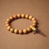 Pulseras de Cuentas de Sándalo Dorado, Varios Estilos, Cuentas Talladas con Patrón de Dragón Ruyi, Accesorios, Adornos de Mano de Sándalo, Estilo Pareja, Rosario Cultural de Juguete