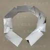 Boda Boda Brillante Láser Iridiscente Plata Lentejuelas Purpurina Hilos Cortinas de Lentejuelas