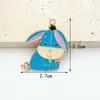 Xipeng Joias Acessórios Criativos DIY Pingente de Liga de Desenho Animado Gota de Óleo Urso Arco-Íris Chaveiro Acessórios para Joias Pingente