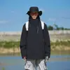 Nuevas Chaquetas de Invierno para Exteriores 2025 para Hombres y Mujeres, Marca de Moda Tres en Uno Desmontable de Dos Piezas Chaqueta con Capucha para Montaña