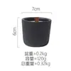 Taza de Cemento Minimalista Nórdica Vela de Aromaterapia para el Hogar Vela DIY Adorno de Fragancia para el Hogar Procesamiento OEM de Cera de Soja