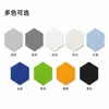 Pegatina de Pared Hexagonal Autoadhesiva Absorbente de Sonido para Habitación de Casa Reducción de Ruido Papel Tapiz Aislante de Sonido Sala de Estar Estudio Papel Tapiz Autoadhesivo Amortiguador de Sonido