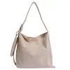 Bolsa de Lona Moda Coreana 2025 para Mujer Bolso de Hombro Grande Bolso Cruzado Versátil Estudiante Literario Gran Capacidad Bolsa de Compras