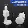 Tornillos de Fijación para Asiento de Inodoro, Tornillos, Tuercas de Rosca, Rectangulares, Cuadrados, Redondos, Accesorios de Baño de Plástico