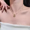 Colar de Pérolas Margarida Brilhante Estilo Chanel 2026 Novo Modelo Luxo Leve de Alta Qualidade Totalmente Cravejado em Diamante Exquisito Versátil