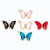 Pulsera Collar Charm Colgante Accesorios DIY Material Seis Colores Mariposa Aleación Colgante Individual Colgante Conexión Joyería