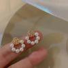 Súper bonitos ~ Súper de hadas aretes combinables diseño nicho de lujo ligero sentido ins temperamento de dama aretes simples para mujer