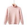 Suéter Forrado de Polar con Polar Espeso Integrado, Tejido de Lana de Visón de Cuello Alto para Bebés y Niños, Capa Base de Invierno para Niños