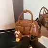 Bolso Satchel Coreano de Nicho Bolso Baguette para Mujer Otoño 2025 Nuevo Textura de Alta Gama Estilo Extranjero Retro Bolso de Hombro Cruzado