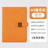 Caderno A5 com capa de couro macio, fecho magnético, logotipo personalizado de Wenzhou, caderno espesso para atacado