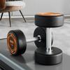 Haltere de Aço Puro Fitness Masculino Casa Ginásio Feminino 30kg Uma Peça Sólida Combinação de terno de halteres