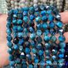 Piedra Ojo de Tigre Azul Zafiro corte facetado cuenta suelta pulsera al por mayor accesorios de joyería hechos a mano DIY