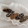 Pinza Ovalada para Cabello con Estampado de Leopardo Estilo Coreano, Pinza de Pico de Pato Personalizada y Versátil, Accesorio para el Cabello Pinza para Flequillo de Película de Alta Gama, Nuevo Estilo para Mujeres