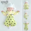 Macacão de bebê para primavera e outono 100% algodão para bebê menina Romper de outono com desenho para bebê Roupa de casa para bebê Pijama Roupas de outono