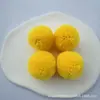 Pompón de Cachemira de 3 cm en Stock para Manualidades DIY de Jardín de Infancia, Pompones Coloridos para Ropa de Estilo Étnico y Decoraciones de Sombreros