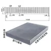 Disipador de Calor de Aluminio de Alta Potencia Ancho 100~119mm Disipador de Calor para Placa Base Disipador de Calor Electrónico