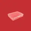 11522 Caja Rectangular Completamente Vacía de Plástico PP Artefacto para Pollo Caja para Componentes Digitales Caja de Almacenamiento Transparente para Equipo de Pesca Partículas de Cera
