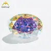 Venta al por mayor del fabricante Piedra desnuda de Moissanita Moissanita de colores Forma de huevo ovalada Pluma de prueba Vvs Red de Joyería Incrustación