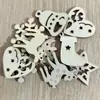 Promoción de Bajo Precio Copo de Nieve Navideño Clásico de Madera Árbol Ángel Corazón de Melocotón Estrella de Cinco Puntas Flor Piezas de Madera Mixtas Decoración de Oficina