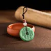 Pingente de Corrente para Celular Flor Fantasma da Montanha Tai Chi Original Pingente de Bolsa Pingente de Chaveiro Estilo Antigo Protetor Seguro Presente