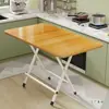 Mesa plegable sencilla para hogares pequeños, mesa de comedor, mesa de estudio para estudiantes, mesa de dormitorio, mesa de cocina para escribir