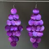 Brincos Flor de Prata Europeus e Americanos Enrolados, Brincos Personalizados e Exagerados para Mulheres, Brincos Criativos Versáteis com Design de Nicho