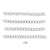 Accesorios para Joyería DIY al por Mayor Cadena de Extensión Multicolor de Hierro Cadena de Cola Materiales para Hacer Collares Pulseras Pendientes Hechos a Mano