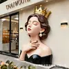 Esculturas grandes de animales de dibujos animados en fibra de vidrio, figuras abstractas y de formas únicas personalizadas, piezas decorativas populares para centros comerciales y paisajes de parques