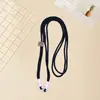 Lanyard para Teléfono Móvil de Cara Sonriente Popular Llavero Cuerda Trenzada para Muñeca Cadena Anti-Pérdida para Teléfono Móvil Regalo de Vacaciones Cuerda para Cámara Ccd