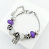 Pulseira Transfronteiriça ao Vivo faça você mesmo Dream Catcher Pingente de Borla Pulseira de Casal Estrela Azul Pulseira de Contas de Buraco Grande para Mulheres