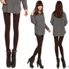 Pantalones de pana versátiles para mujer estilo coreano para otoño e invierno, pantalones ajustados elásticos con pie, mallas, pantalones de nueve puntos cepillados, leggings exteriores