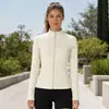 Top deportivo de manga larga ajustado de cintura alta para mujer, ropa deportiva para gimnasio, correr, entrenamiento, cuello alto, chaqueta deportiva con cremallera, venta al por mayor