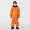 Traje de esquí para niños y niñas, impermeable, cálido y grueso, para exteriores, de invierno, para snowboard, de un solo cuerpo.