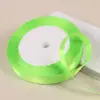 Fita Verde Fluorescente de 12345 cm de Largura Fita Fita de Seda Fita de Tecido Decoração de Feriado de Natal Casamento Artesanal