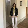 Bolsa Pequena Estilo Coreano Listrada Fina de Tricô Cachecol Fino Y2K Fio do Milênio Decorativa Cor Sólida Longo Outono e Inverno Modelo Feminino