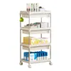 Estante de Almacenamiento para Cajones del Hogar, Estante Móvil de Múltiples Niveles para Snacks en la Sala de Estar, Carrito Pequeño, Estante de Almacenamiento para Juguetes Infantiles