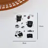Pegatina Linda de Gato Negro Estilo Ins Transparente Mascota Impermeable Dibujos Animados Pegatina para Diario DIY Pegatina para Teléfono Móvil Taza de Agua