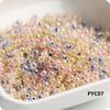2/3/4 mm súper excelente imitación de hielo jade cremoso cuentas de arroz cuentas de vidrio hechas a mano súper uniformes cuentas para pulsera de joyería DIY