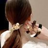 Banda para el cabello hueca con diamantes de imitación de Corea del Sur, cuerda para el cabello con perla para el intestino grueso, temperamento femenino, lazo de cristal, cola de caballo, cuerda para la cabeza, banda de goma, accesorios para el cabello al por mayor