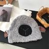 Lindo gorro de cordero de dibujos animados con diseño de red roja y sol, gorro de estudiante, cálido para exteriores, para otoño e invierno, venta al por mayor.