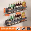 El fabricante suministra estantes de almacenamiento de cocina y estantes para condimentos personalizables, estantes de pared sin taladro para almacenamiento doméstico de aceite, sal, salsa y vinagre