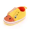 Sapatos de Bebê Novos 0-1 Ano Velcro Desenho Animado Menina de Bebê Sola Macia Antiderrapante Casuais Sapatos para Criança Pequena 2476