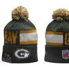 Gorro de Lana de Invierno Equipo de Fútbol Americano Estilo Extranjero Gorro para el Frío Comercio Exterior Protección para los Oídos a Prueba de Frío Gorro de Punto Cálido Deportivo para Hombres y Mujeres
