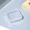 Caixa de Armazenamento Caixa Quadrada Pequena Caixa Quadrada de Plástico Transparente Caixa Quadrada Pequena Caixa de Fones de Ouvido Caixa de Armazenamento de Joias Caixa para Peças Pequenas