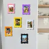 Marco de Fotos Magnético Estéreo 3D Transfronterizo 3Dct107-108 con Fotos Intercambiables para Decoración del Hogar y Pegatinas Magnéticas para Refrigerador