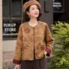 Nuevo abrigo de moda nacional estilo chino para madres, colección de otoño, nuevo modelo para damas nobles de más de 50 años, top elegante de alta gama para mujeres de mediana edad y mayores