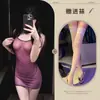 Lencería Sexy, Talla Grande, Uniforme Transparente, Seductivo, Deseo Puro, Provocación en la Cama, Conjunto Sexy Ajustado sin Espalda