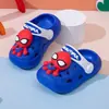 Nuevos Zuecos de Verano para Niños, Diseño de Héroe 3D, Suela Suave, Antideslizantes, Transpirables, Adecuados para Niños Pequeños para Usar Afuera